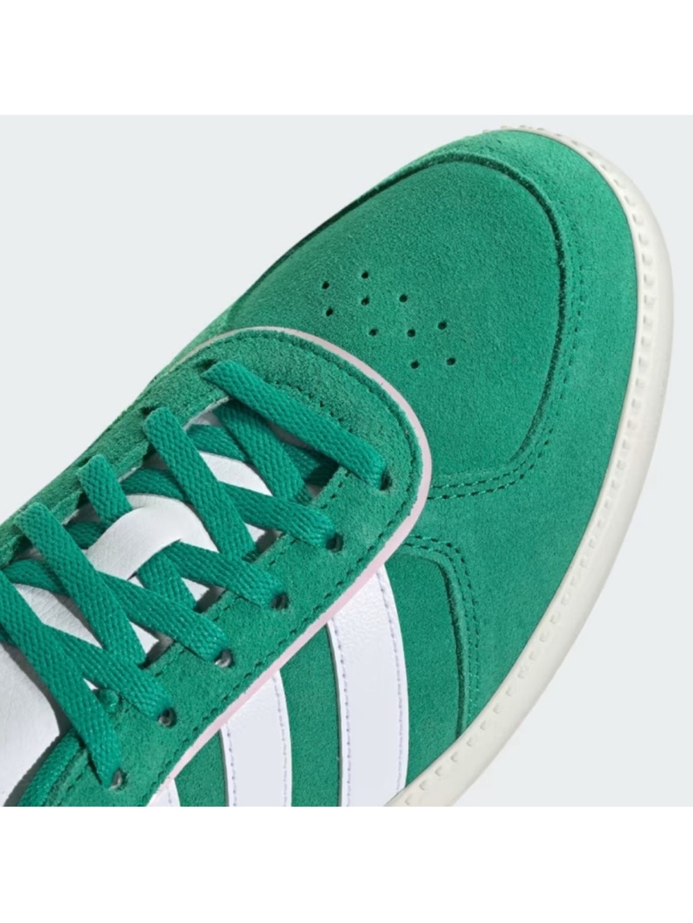 Adidas Women's Breaknet Sleek Shoes Court Green / White / Clear Pink Sz 9 - Picture 7 of 7